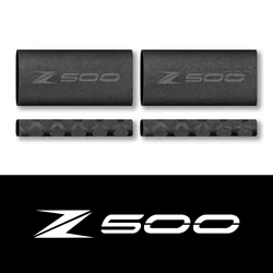 Enhanced Motorcycle Handlebar Grips with Anti - Slip Clutch and Brake Lever Covers (Z500)