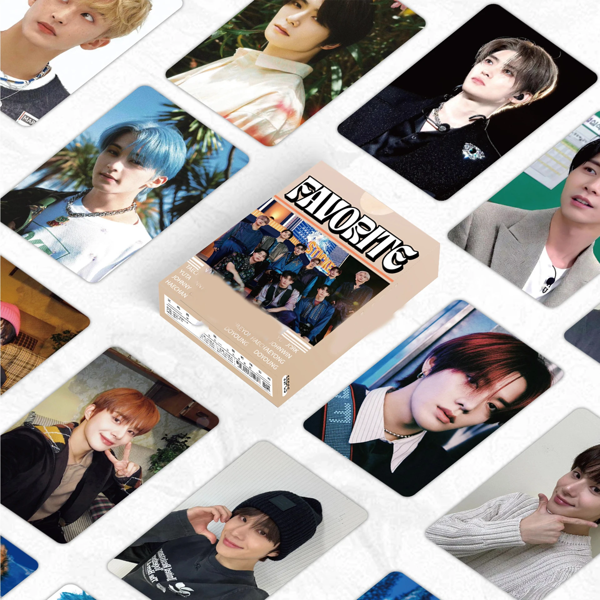 K-POP トレーディングカード 男性アイドル Lomo Kpop 127限定版カード,johnny tayong,ydoyoung,jaehyun