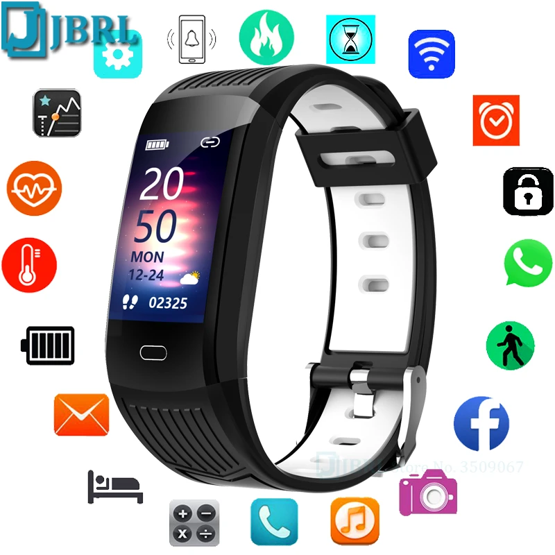 2021 Silicone Bracelet Smartwatch Men Women Smart Watch Fitness Tracker For Android iOS Smart Clock Sport Waterproof Smart-Watch