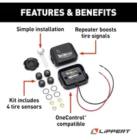 2020106863 Tire LINC Tire Pressure and Temperature Monitoring System for RVs (TPMS) with Tire Sensors and Repeater 2