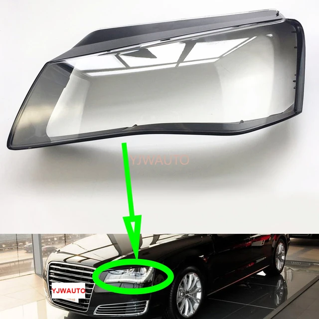 Für audi a8 Auto Scheinwerfer Shell Scheinwerfer Abdeckung Scheinwerfer  Linse Scheinwerfer Glas Auto Shell Abdeckung - AliExpress