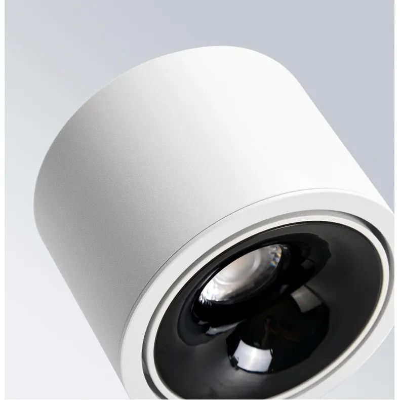 Ultra-thin led spot light anti-glare adjustable Angle 110V220V living room household round non-master dimming downlight 19