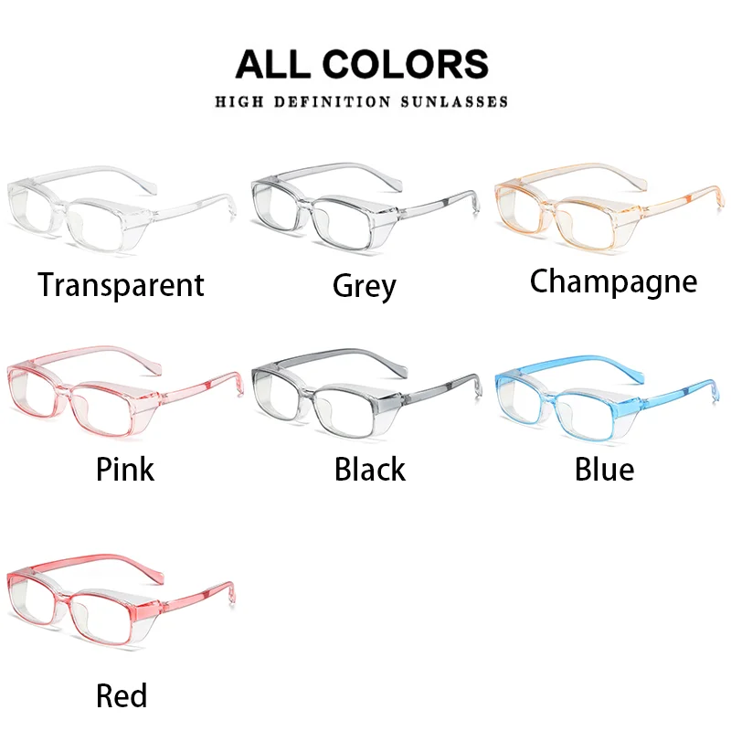 RUOBO Kids Anti-fog Safe Goggles Anti Blue Light Glasses For Boys Girls Anti-pollen Anti-allergy Children Blue Blocking Eyewear