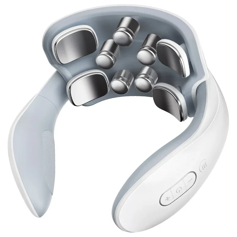 

Professional 9 Massage Heads Neck and Shoulder Massager Hot Compress Pulse Kneading Deep Tissue Pain Relief Fatigue Office
