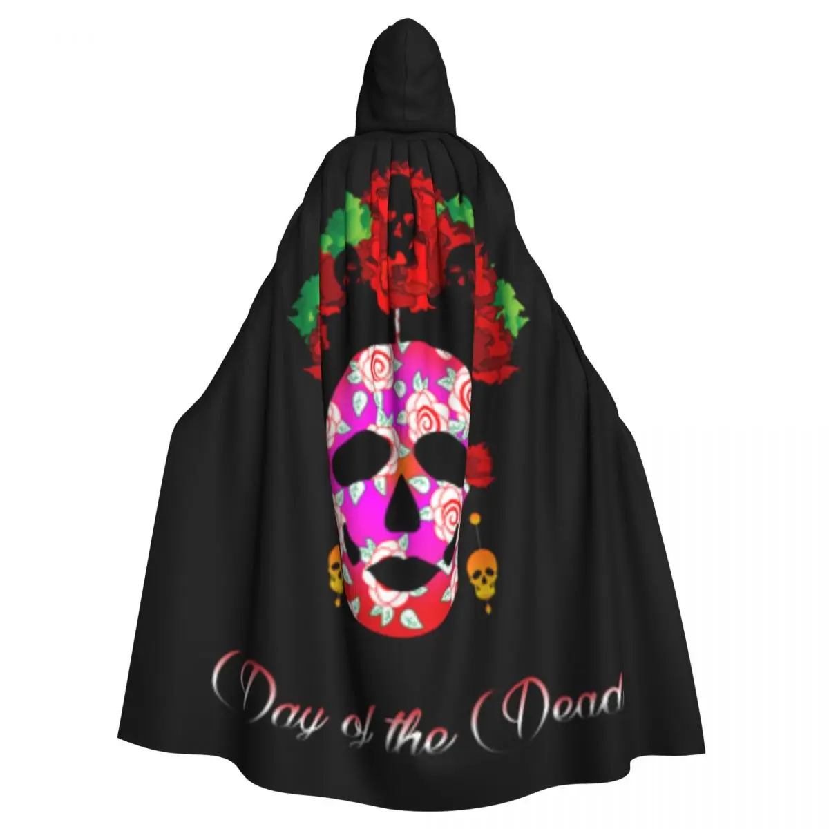 

Накидка унисекс из полиэстера с капюшоном и надписью «Day Of The Dead»