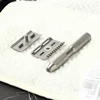 YAQI Ghost  90DC Cross Grain Pattern Titanium Light Weight Safety Razor 6