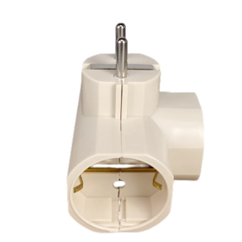 European Type Conversion Plug 1 TO 3 Way EU Standard Power Adapter Socket 16A Travel Plugs AC 250V plug adapter eu plug adapter power adapter eu socket converter power plug adapter plug converter