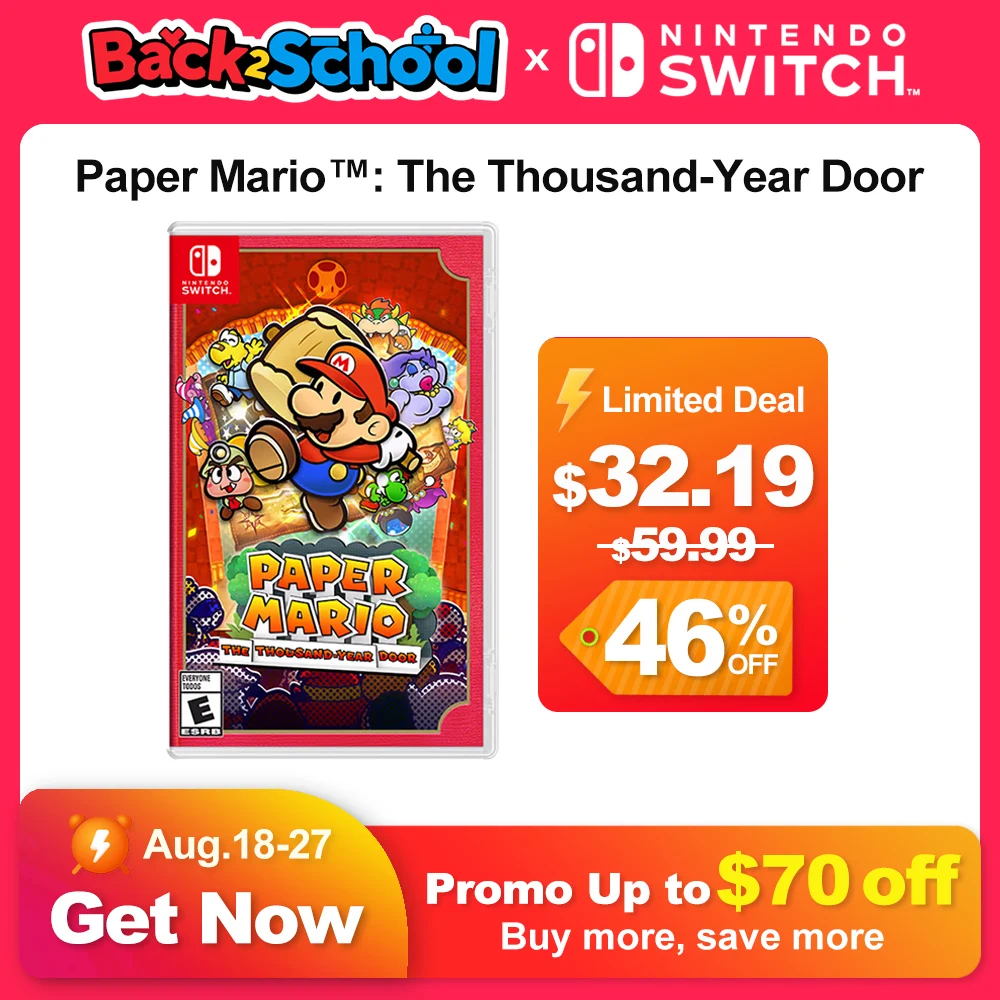 Paper Mario The Thousand Year Door Nintendo Switch Game