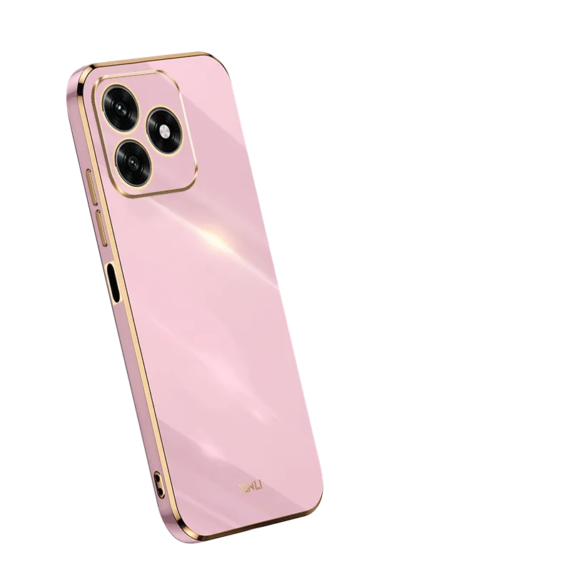 Luxury Shockproof Soft TPU Silicone Case with Square Plating Design