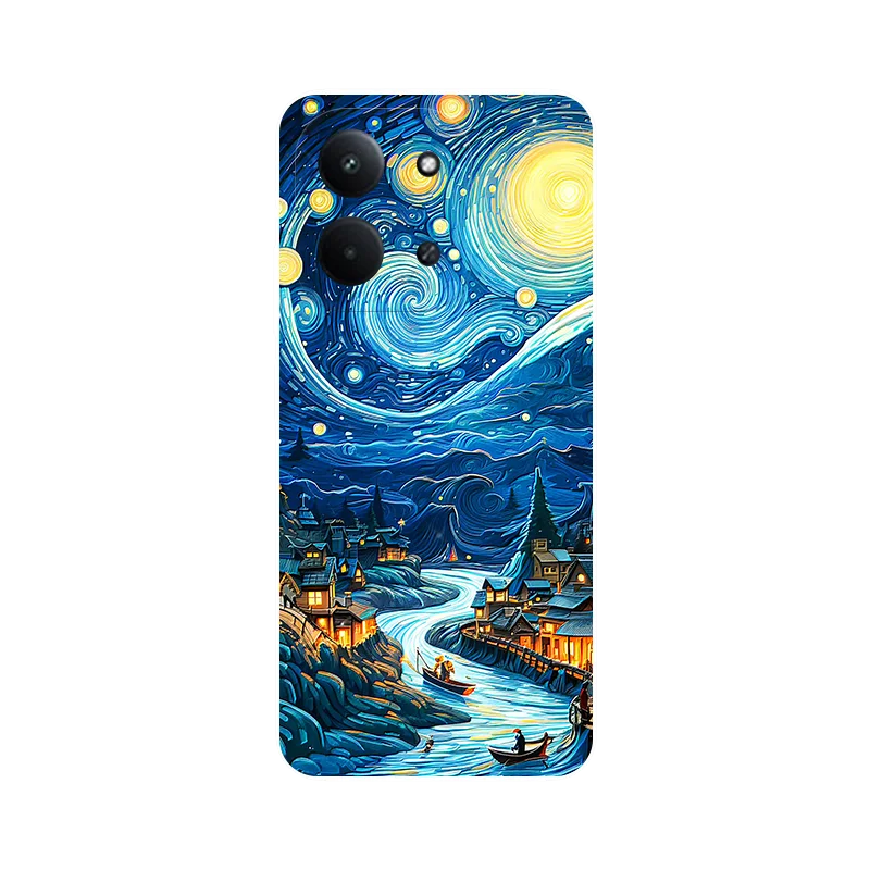 Floral Wolf Shockproof Silicone Phone Case - Soft TPU Cover