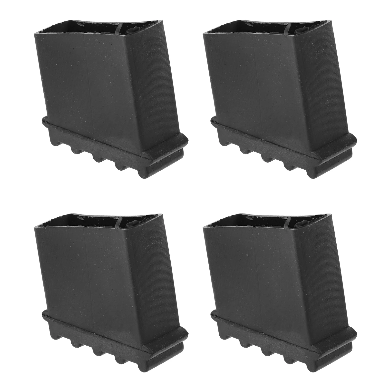 

4 Pcs Floor Mat Non-skid Ladder Pads Safety Cover Rubber Furniture Protector Foot Skid-proof Feet Covers Work