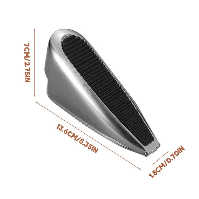 Anti-Collision Door Jammer No-Punch Door Holder Anti-Slip Thickening Windproof Moving Retainer for Metal Doors Double Doors