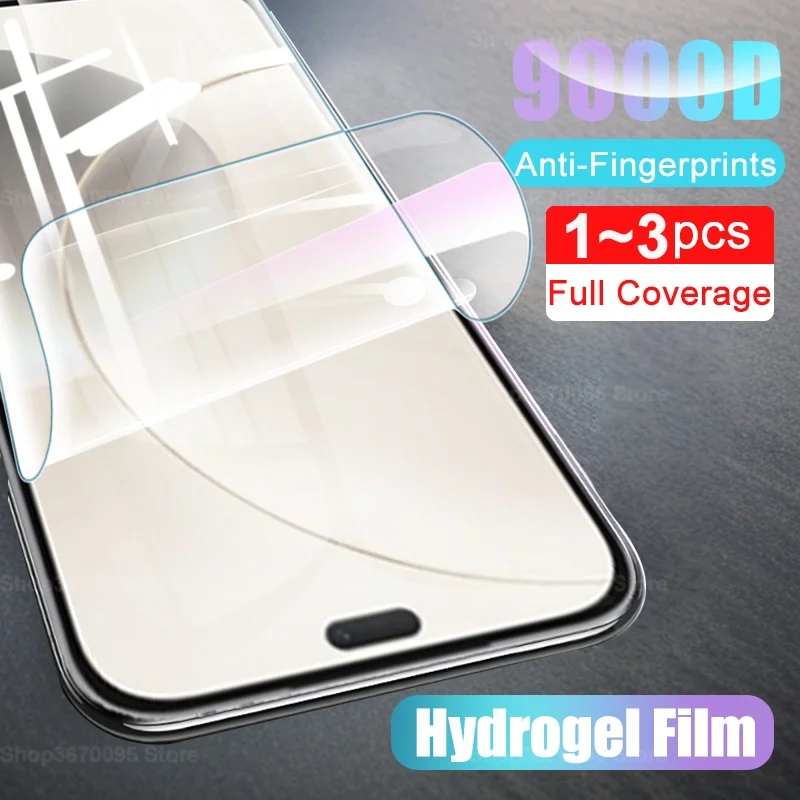 Enhanced Hydrogel Film Screen Protector - 1~3pcs, Full Soft Film, Case Friendly