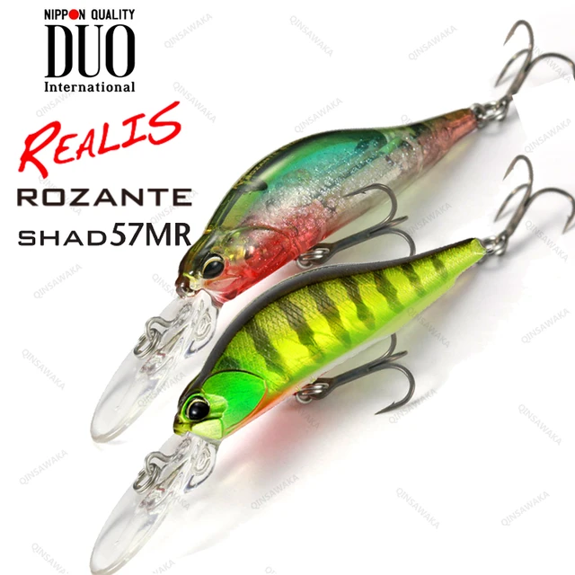 Japan DUO REALIS ROZANTE SHAD 57MR 4.8g jerkbait distance TROUT BASS Lure  Fishing Minnow Saltwater Tungsten Twitch Jerk Retrieve - AliExpress