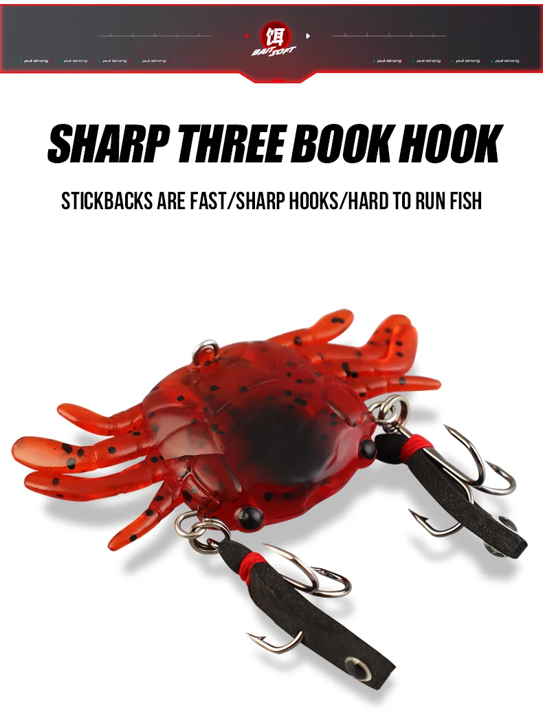 Taiyu Bionic Crab Angel köder 6g 13g Silikon Weich köder gefälschte Köder für Tintenfisch Tintenfisch Angeln Jig Kopf lockt Seefisch gerät – Detail 7