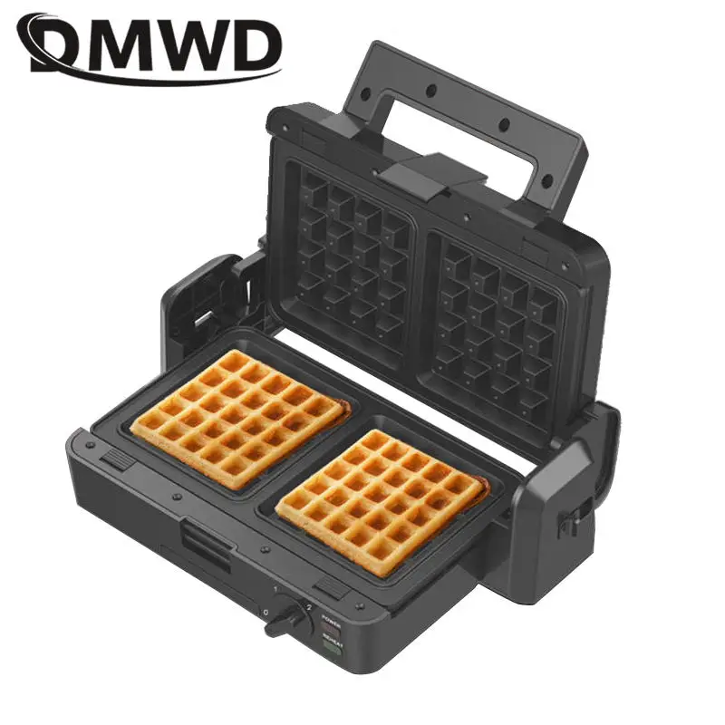 4 in 1 Multifunctioncal Sandwich Maker Temperature adjustable Non-stick Waffle Maker Double side Fast Heating Barbecue Machine 2