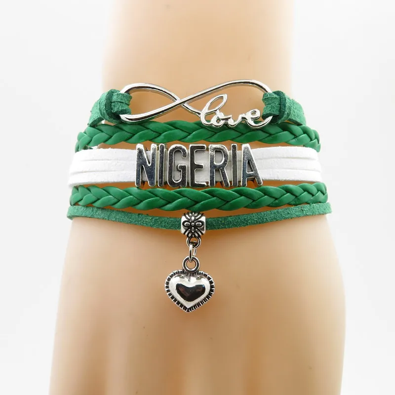 

Nigeria Bracelet Charm Handmade Nigeria Wrap Bracelets & Bangles Jewelry Gifts