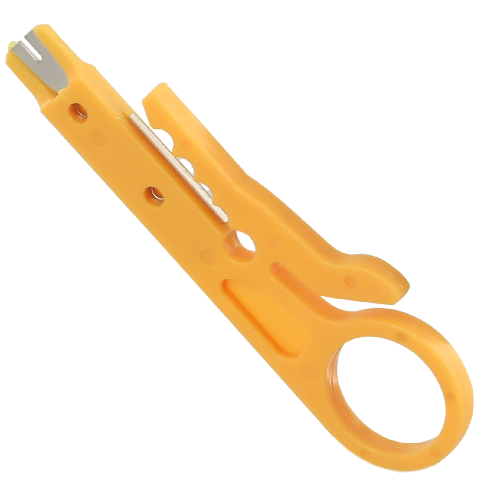 

1pcs Wire Cutter Electric Wire Stripper Rimper Pliers Simple To Use Strip Twisted-pair UTP/STP Data Cables Yellow New