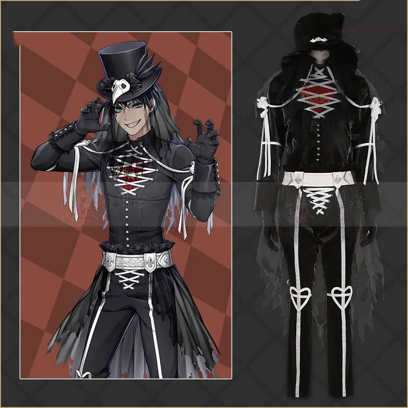 Gioco Twisted Wonderland Heartslabyul Cos Red Heart Riddle Ace Cater Halloween Clothes Cosplay Set Completo Personalizza Costumi"