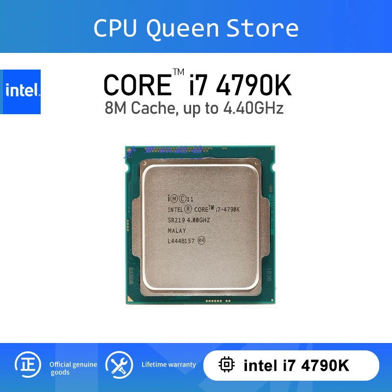 Intel® Core™ i7-4790K Processor 4-core 8-thread 8M Cache, up to 4.40 GHz  LGA1150, no fan4