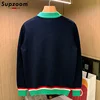 Supzoom New Arrival Top Fashion O-neck Pullovers Appliques Brand Clothing Embroidered Net Red Warm Casual Knitted Men Sweater 5