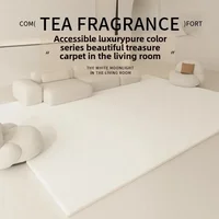 Wear-resistant Bedside Blanket Solid Color Living Room Carpet Advanced Light Luxury Large Area Full Spread Table Mat Thickened 1