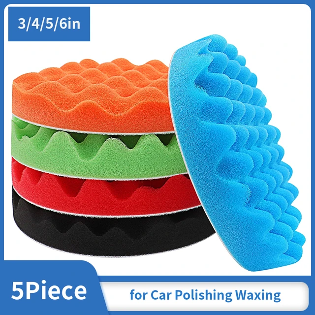 Auto Car Polishing Pad For Polisher Sponge Wheel Waxing Orange Car  Accessories Polishing Disc Wash Maintenance 4Inch 100mm - AliExpress
