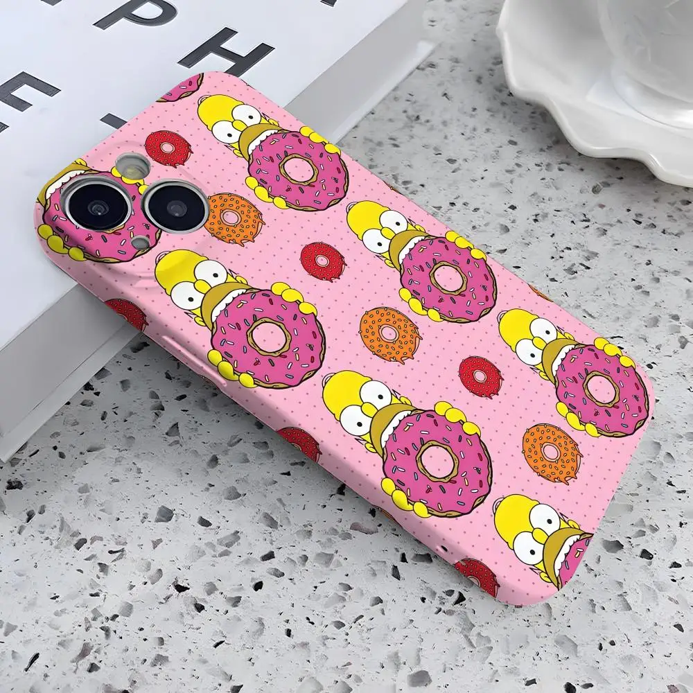 Whimsical Cartoon Simpsons Phone Case | All-Inclusive Tough Personalized Cover