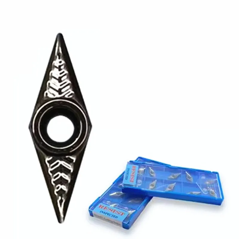 

10 шт./партия, твердосплавные режущие пластины для токарного станка с ЧПУ VCGT110302 VCGT110304 AK K30