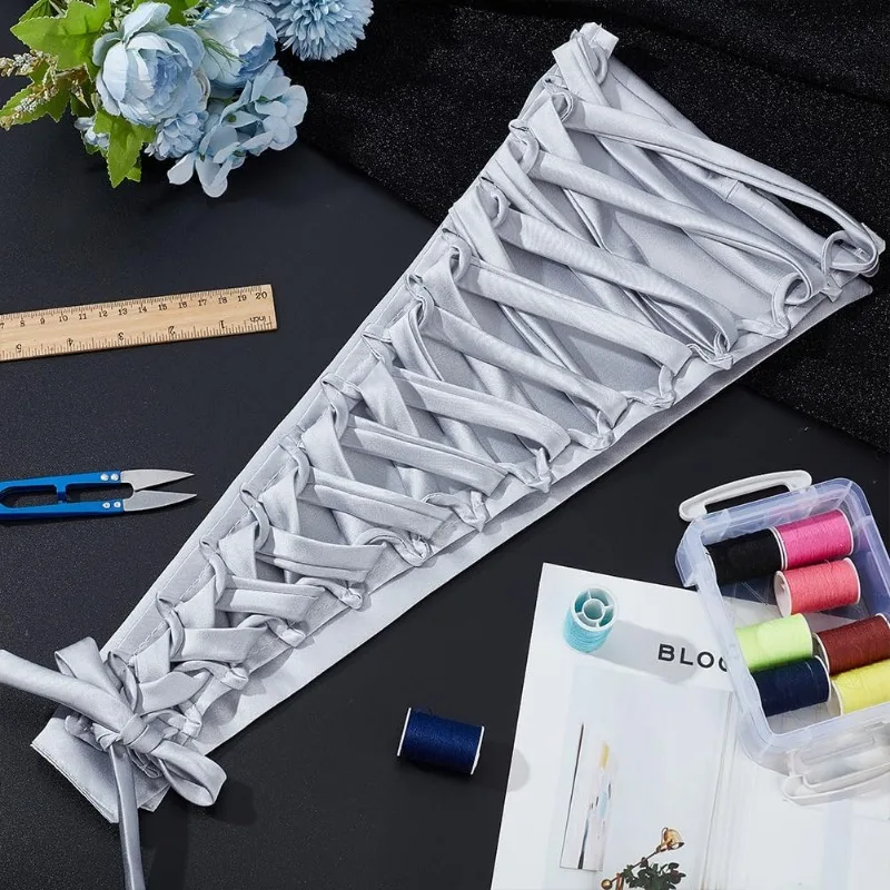 1 Set Women's Wedding Dress Zipper Replacement Adjustable Fit Corset Back Kit for Wedding Bridal Dress