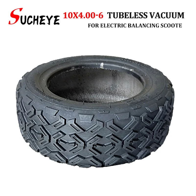 

10 inch Vacuum Tire 10x4.00-6 City off-road Tubeless for Harley Electric Citycoco Scooter Go karts ATV Quad Bike