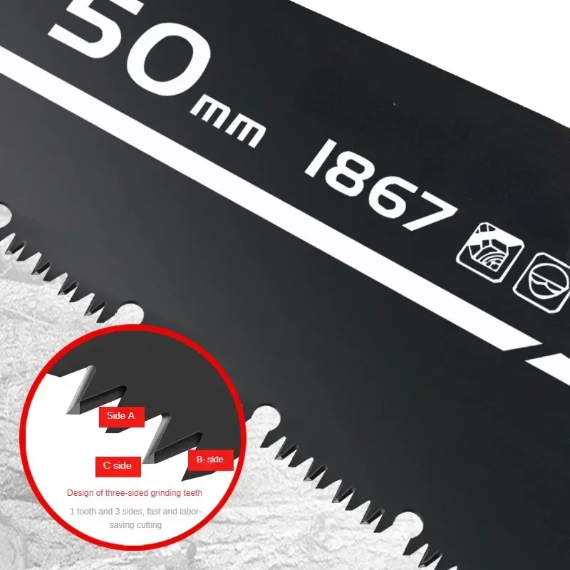 16/18/20 Inch Hand Saw Timber Saw Heavy Duty Extra Long Blade Garden Tenon Wood Bamboo Plastic Cutting Woodworking Tool hand saw multi purpose saw handheld saw
