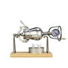 300ML Stainless Steel automatic mini popcorn machine home small popcorn pots old fashioned hand cranked popcorn maker 3