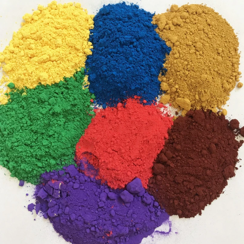 Nail Pigment Brown Blue Red Green Inorganic Iron Oxide Cosmetics Grade Pigment For DIY Cosmetics Makeup Lipstick Eye Face Nail Polish