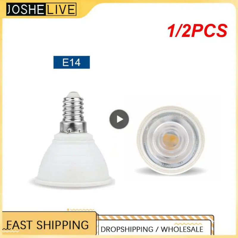 

1/2PCS Bulb E27 E14 MR16 GU10 GU5.3 Lampada Led 6W 220V 230V 240V 24/120 degree Bombillas LED Lamp Spotlight Lampara LED Spot