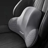 Car Lumbar Headrest Car Neck Pillow Car Cushion Backrest Lumbar Cushion Easy To Carry Memory Foam Lumbar Support Pillow 2