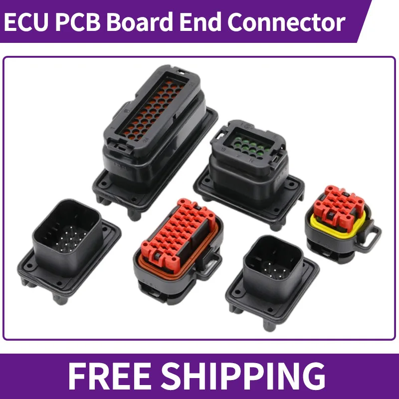 Amp Habitação e Cabeçalho Cabo para Embarque Conector Controlador Ecu 14 23 35 Posições 7762731 776262-1 776267-1 10 50 Pcs