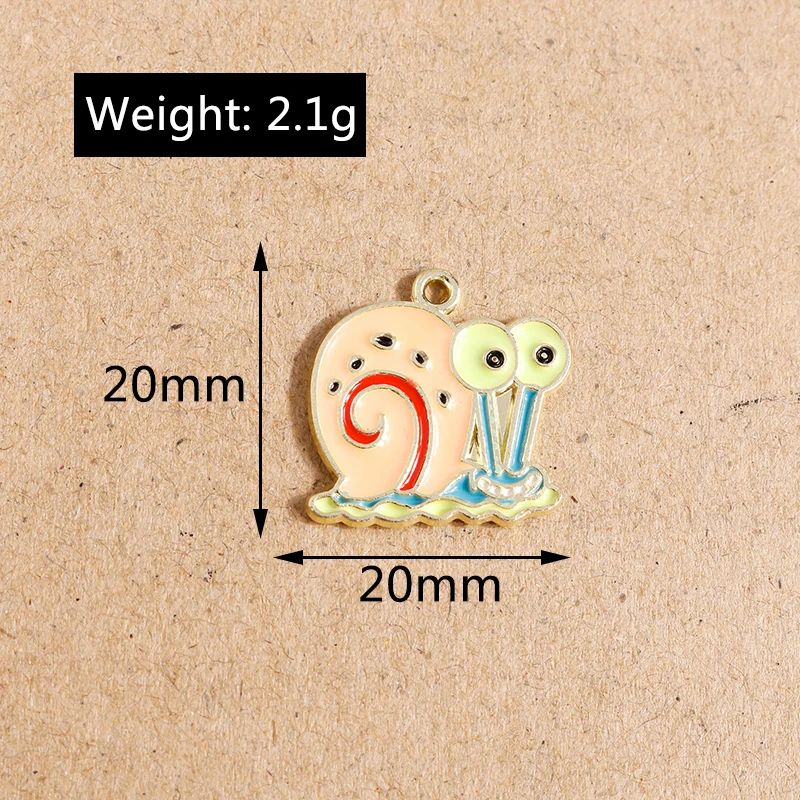 10 Stück 18x16mm Niedliche Emaille-Tier-Panda-Anhänger für Schmuckherstellung DIY Ohrringe Halsketten Zubehör – Detail 34