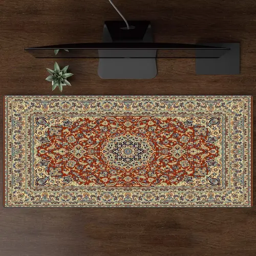 Persian Mouse Pad Large Carpet Persian Pattern MousePad Game Desk Accessories Computer Desk Mat Bedroom Floor Mat Persian Carpet - Image 2