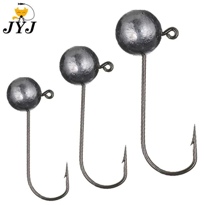 

1g 1.5g 2g 3g 5g 7g Small fishing rooting hook ,lead head hook with high carbon steel material for soft worm rock fishing