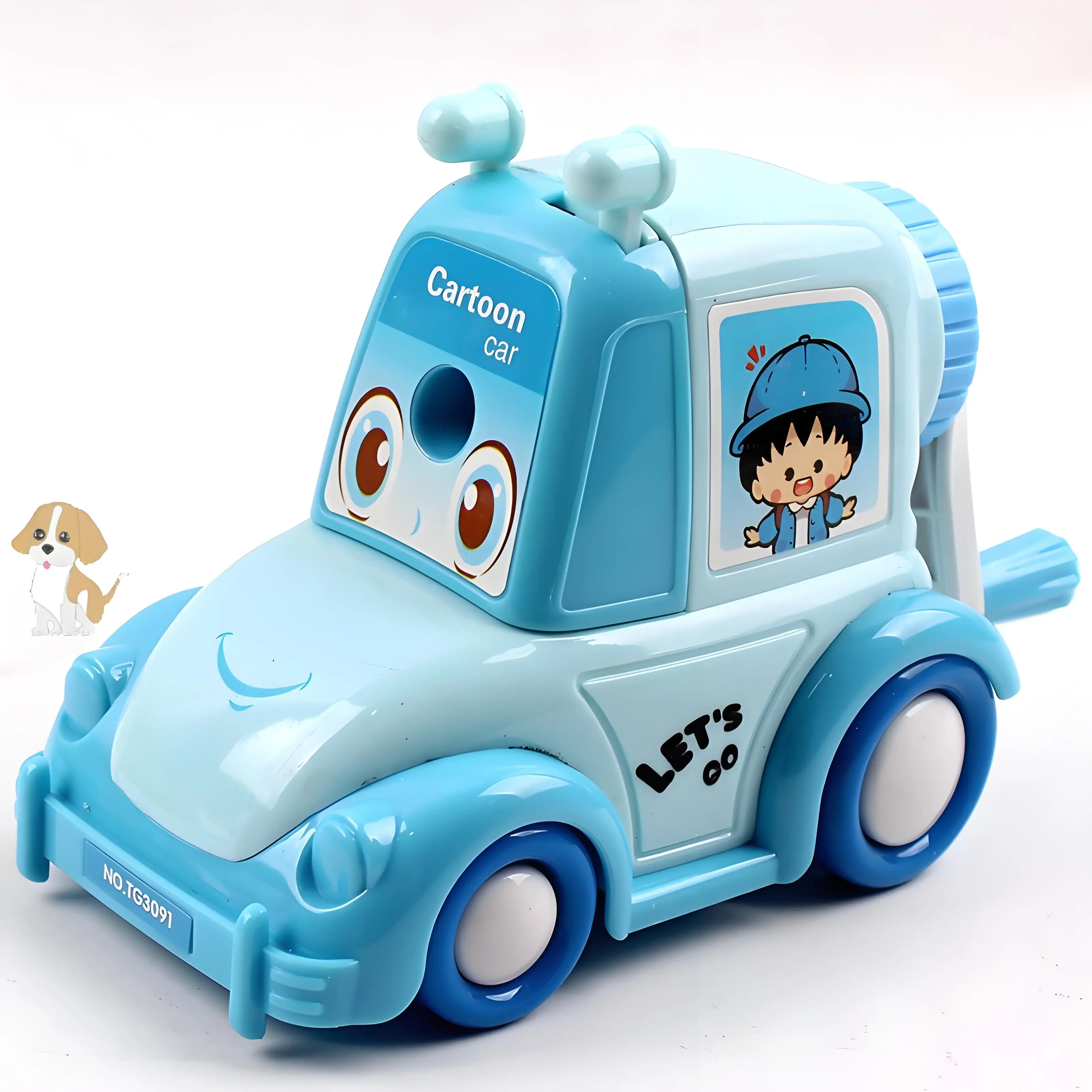 1/2/3 قطعة كارتون سيارة مبراة أقلام رصاص ميكانيكية...