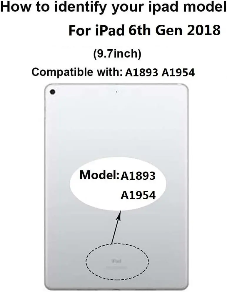 Per iPad 9.7 2018 per iPad 6 6th Gen A1954 A1893 LCD Touch Screen esterno Digitizer Display frontale in vetro Touch Panel sostituzione