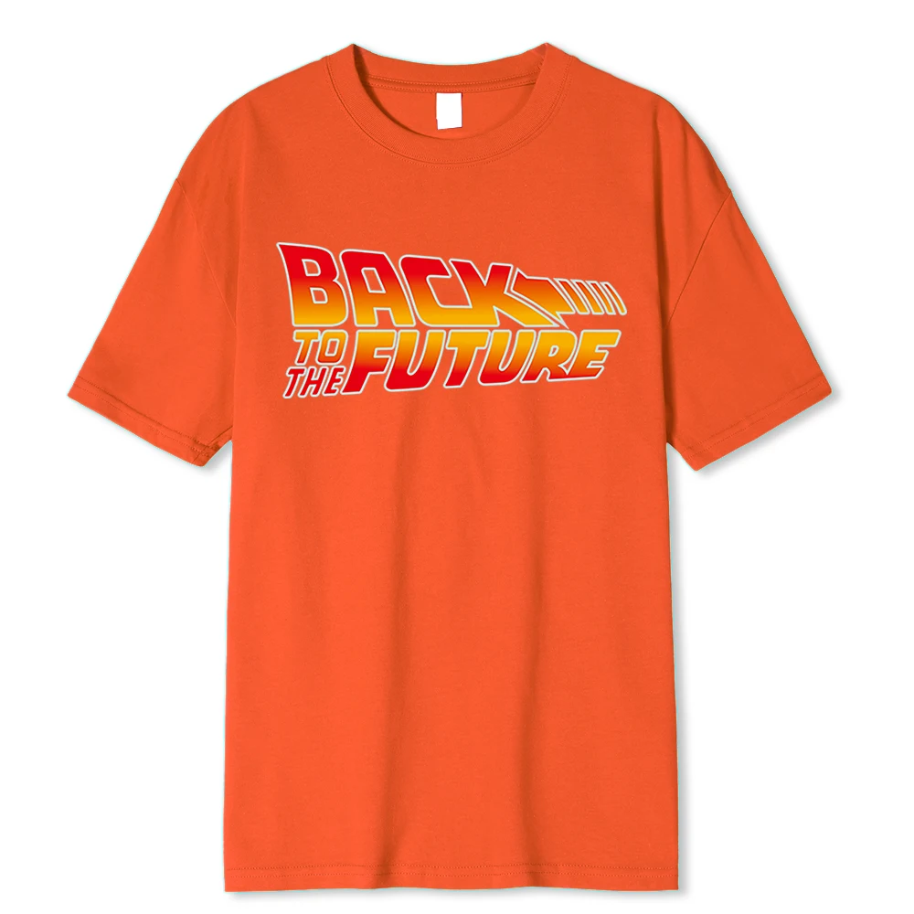 Maglietta Ritorno al futuro Maglietta in cotone per uomo Maglietta estiva a maniche corte Maglietta Hip Hop di film Magliette streetwear_voghion.com