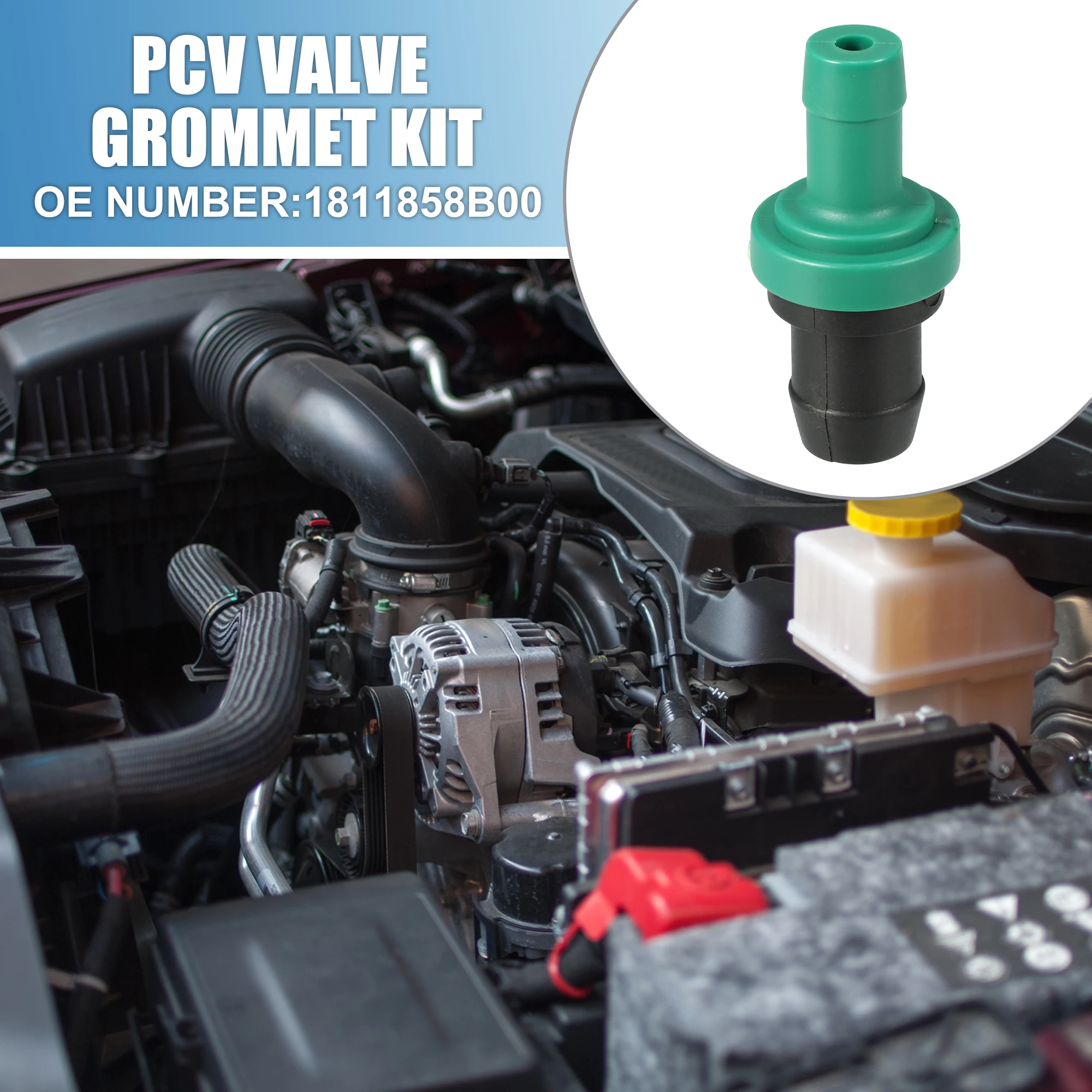 X Autohaux PCV Valve Grommet Exhaust Positive Crankcase Ventilation Fittings No.18118-58B00 for Suzuki BaleNo Grand Vitara Jimny