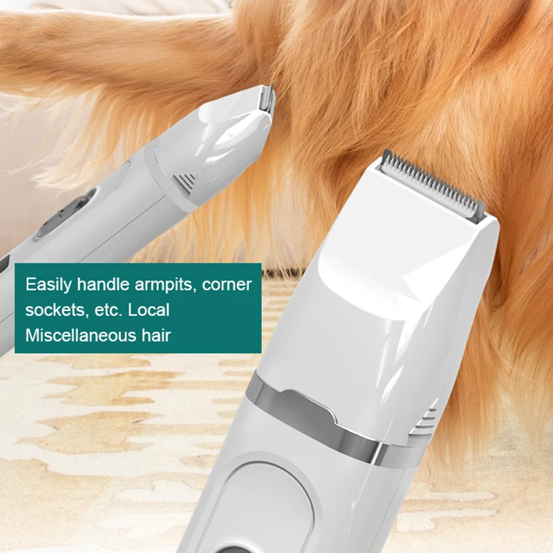 Security Hair Trimmer Cutter Head Washing Fader Trimmer Low Noise No Hair Washable Pet Electric Clippers Bass Cat Foot Shaving