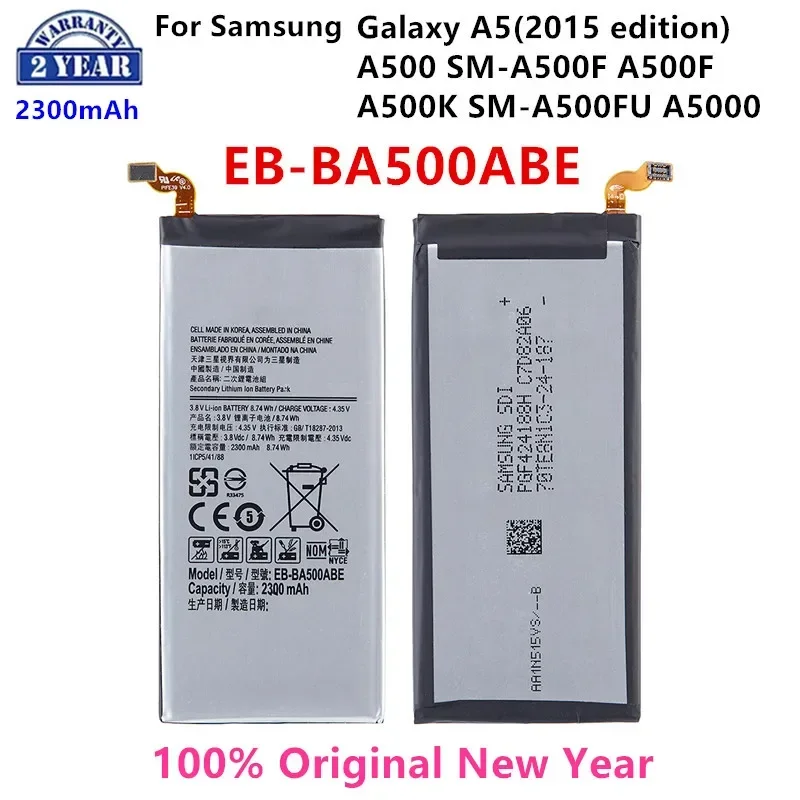 

100% Orginal EB-BA500ABE 2300mAh Battery For Samsung Galaxy A5(2015 edition) A500 SM-A500F A500K SM-A500FU A5000 A5009