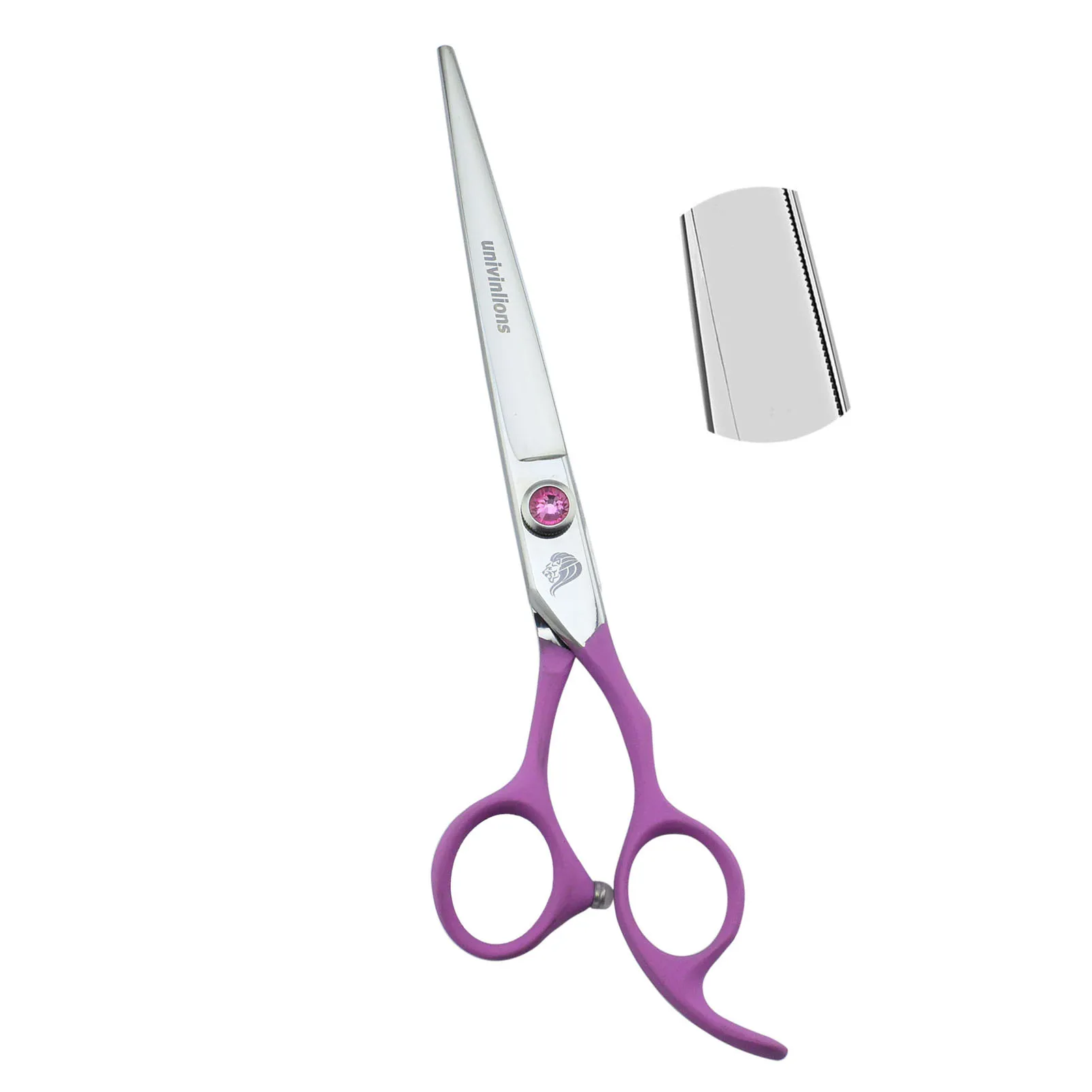 

Ножницы для стрижки домашних питомцев, инструменты с зубцами для собачьего парикмахера, 7 дюймов, лазерный провод