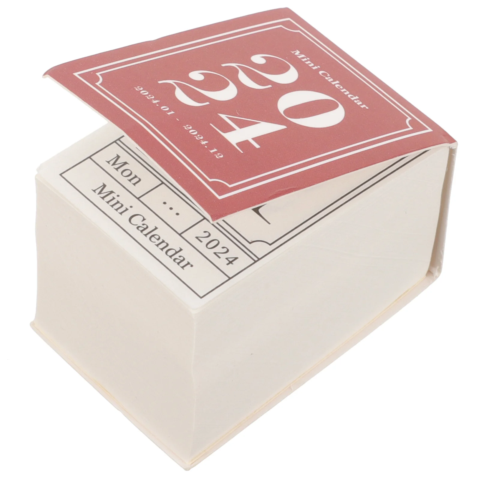 

Mini Desk Calendar Daily Tabletop Tearable Clear Printing Schedule Planning Delicate