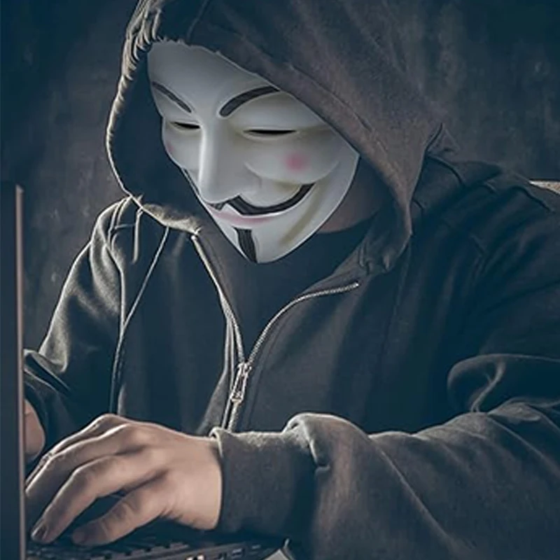 V For Vendetta Halloween Masquerade Non Rebreather Mask - Perfect For - Foto 6