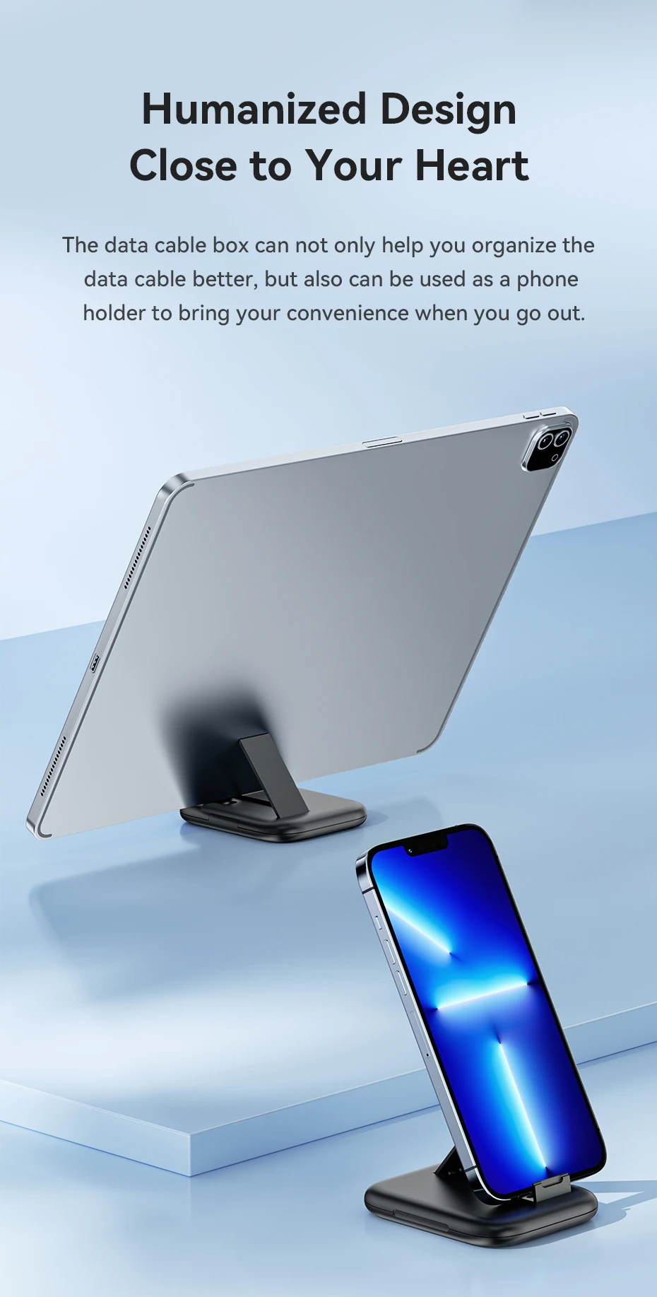 60W USB Type C To USB C Cable 4 In 1 Mini Data Cable Set Storage Box Fast Charging Charger Mobile Phone Holder For Xiaomi Huawei